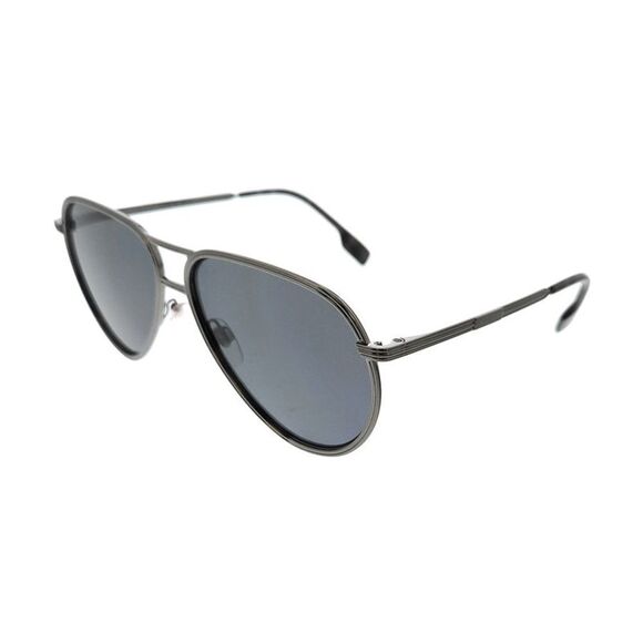 Burberry  0BE3135 114481 Scott Ruthenium Aviator Sunglasses - Picture 1 of 6